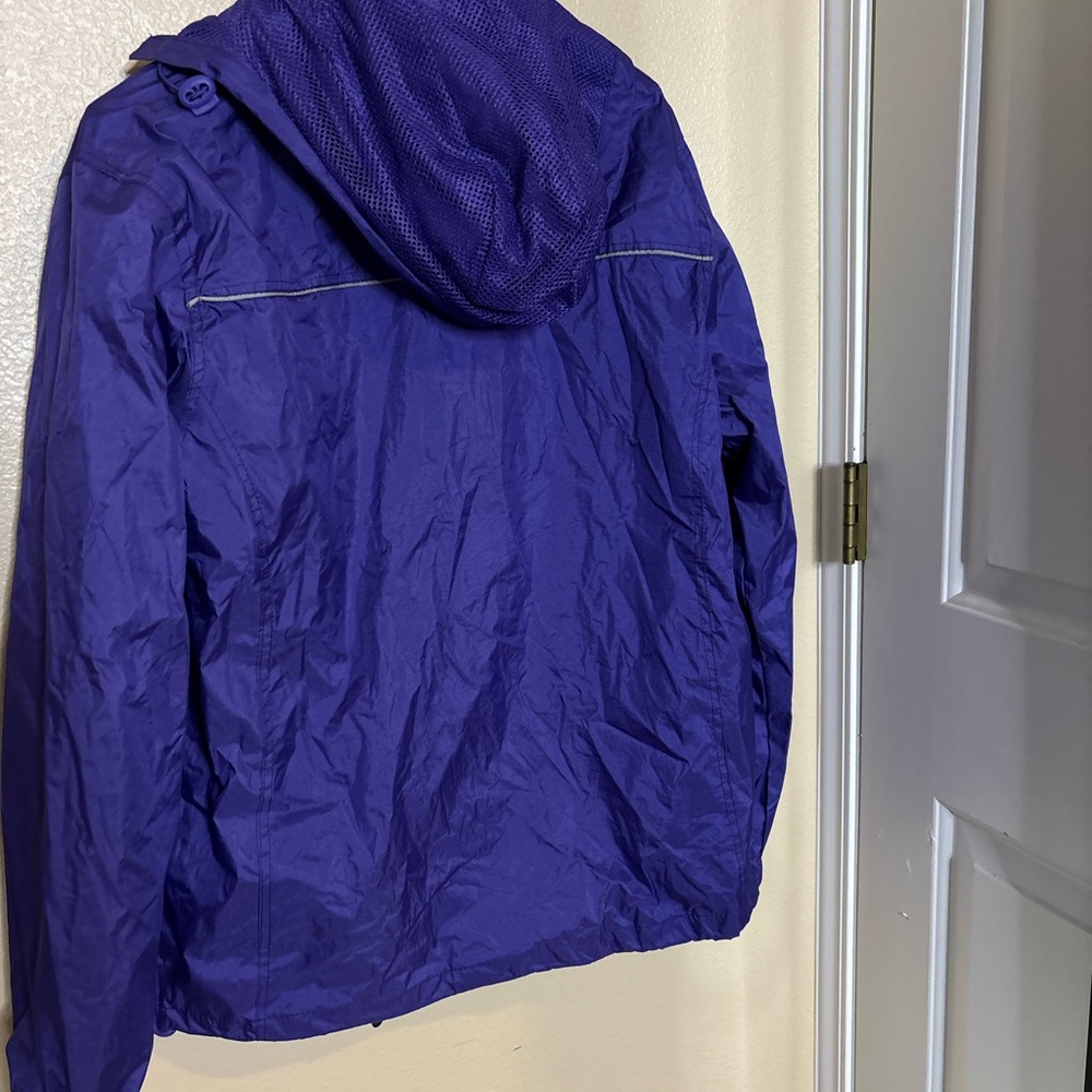Vibrant Purple Windbreaker Jacket